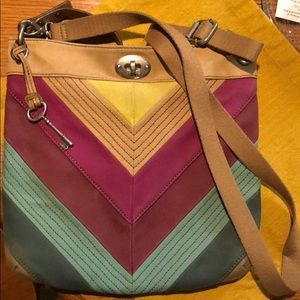 Multi colored Fossil crossbody